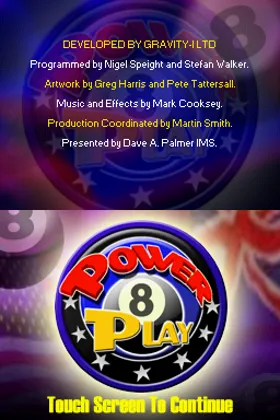 Power Play Pool (USA) screen shot title